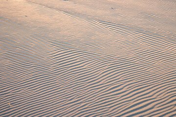 sand formations before sunset