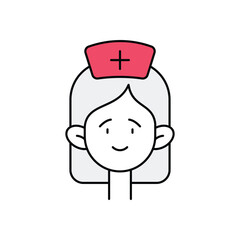 Nurse Vector icon