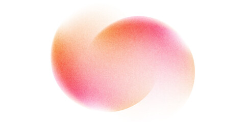 Color gradient, gradation circle, vector grain noise texture holographic blur abstract background. Color watercolor gradient blend mesh of neon iridescent colors gradation