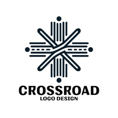 Crossroad Vector Logo Design