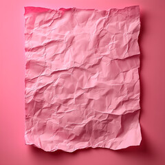 Obraz premium Blank paper, glossy hot pink surface, contrast, brightness, minimalism