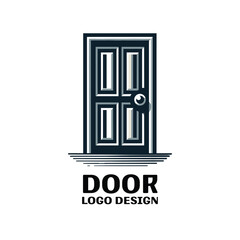 Door Vector Logo Design
