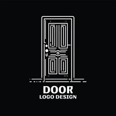 Door Vector Logo Design