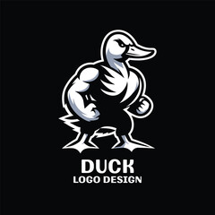Fototapeta premium Duck Vector Logo Design