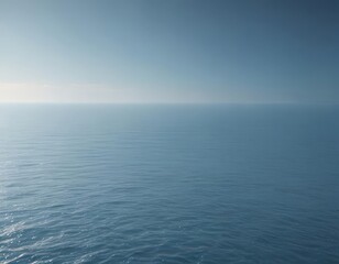 Obraz premium Subtle light blue gradient, calming ocean-like feel, abstract texture, ripple, gradation, tranquil