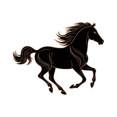 black horse head photo. running horse silhouette vector photo jpg png image, black horse .