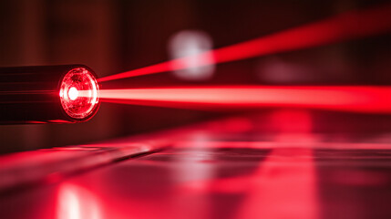 A laser beam red light  is a focused, intense beam of red-colored light emitted at a specific wavelength, commonly used for pointing, alignment, or optical applications.
