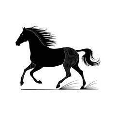 black horse head photo. running horse silhouette vector photo jpg png image, black horse .