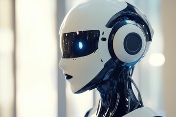 Innovative chatbot AI providing customer support in a modern digital environment