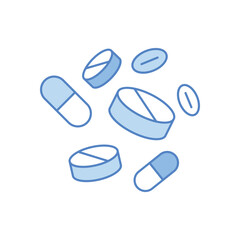 Pills Vector icon