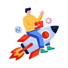 Conceptual design illustration of launch