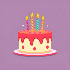 Birthday cake, Cake with candles, Celebration cake, Happy birthday cake, Cake icon, Birthday cake vector, Party cake, Layered cake, Icing cake, Frosted cake, Chocolate birthday cake, Vanilla cake, Pin