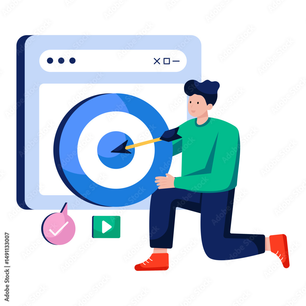 Canvas Prints an editable design illustration of target website