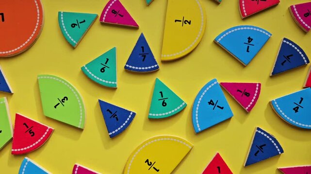 Explore fractions in a fun and engaging way with bright educational materials that enhance learning for back to school season
