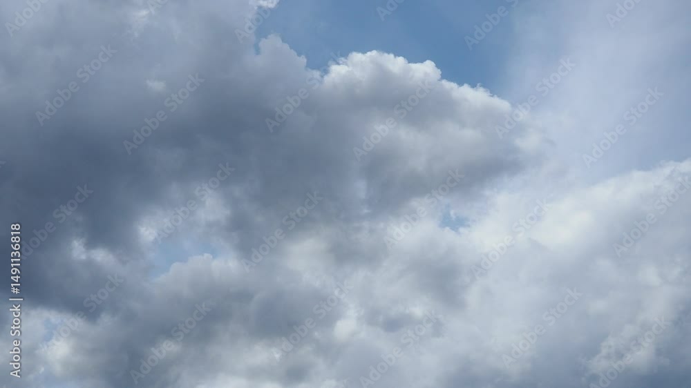 Poster gaze at the captivating array of cloud formations that float gracefully above, creating a dramatic i