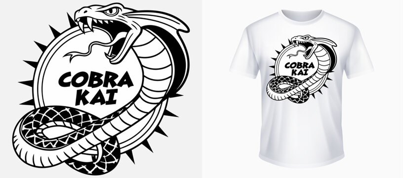 Scary Green Snake with Bloodshot Eyes and 'Any Antidote' Halloween T-Shirt Design. Angry Cobra Kai Neon Grunge Vector T-Shirt Design.