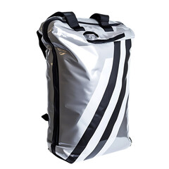 Sleek Waterproof Dry Bag with Futuristic Design Isolated on Transparent Background