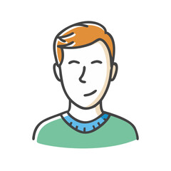 man icon, man vector illustration-simple illustration of man, perfect for man logos and icons