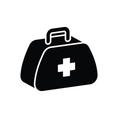 Medical Bag Vector icon