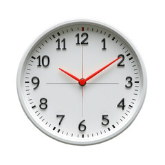 Find white wall clock face dial time office home decor stock photo image on transparent background