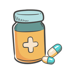 medicine icon, medicine vector illustration-simple illustration of medicine, perfect for medicine logos and icons