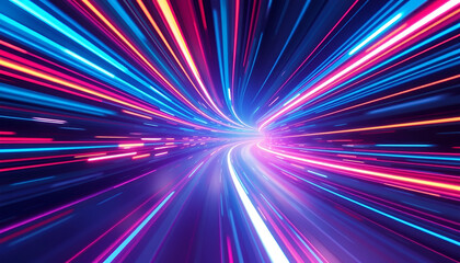 3D Light Flow Gradient.