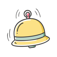 message bell icon, message bell vector illustration-simple illustration of message bell, perfect for message bell logos and icons