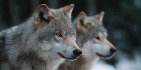 Fototapeta premium wolf pack