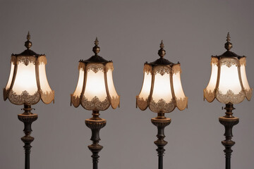 old fashioned street lamp