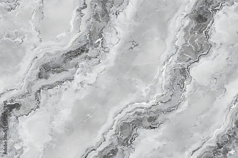 Aufkleber gray and white marble texture with swirling patterns creating a natural stone like appearance design