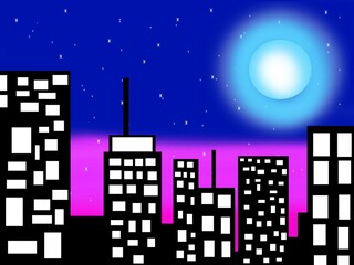 Fototapeta premium Neon Twilight