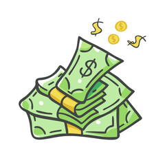 money stack pile icon, money stack pile vector illustration-simple illustration of money stack pile, perfect for money stack pile logos and icons