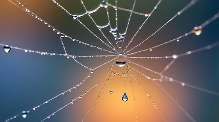 Stunning Macro Photograph of a Single Water Droplet on Surface