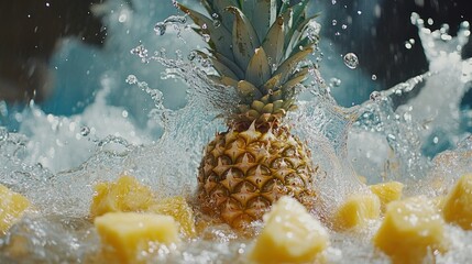 Pineapple Splash: A Tropical Delight