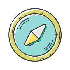 navigation icon, navigation vector illustration-simple illustration of navigation, perfect for navigation logos and icons