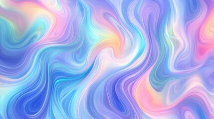 Obraz premium Abstract Colorful Swirls in Pastel Shades for Modern Design