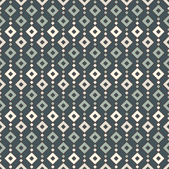 Ethnic, tribal seamless surface pattern. Repeated diamonds and rhombuses motif. Folk background. Folkloric wallpaper. Geometric ornament. Geo digital paper, textile print. Vector art