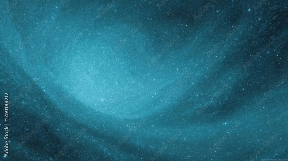 Aufkleber abstract digital art piece that appears to be a night sky filled with stars. the background is a dee