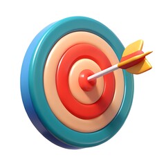 darts on white background