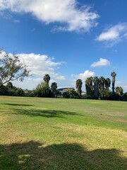 golf course in the morning