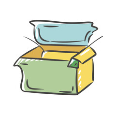packaging icon, packaging vector illustration-simple illustration of packaging, perfect for packaging logos and icons