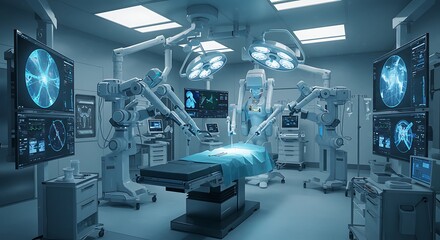 Robotic surgery operating room