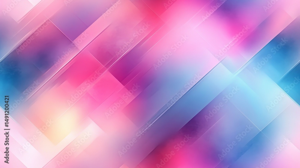 Poster abstract design with vibrant color transitions.