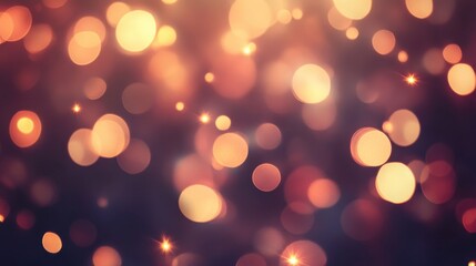 Fototapeta premium Beautiful Bokeh Background with Soft Glowing Light Effects