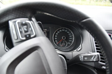 interior of the car. car dashboard