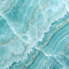Obraz premium Elegant Green Onyx Marble Texture with Natural White and Gold Veins for Luxurious Interior Design and Decorative Surfaces