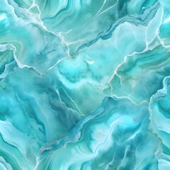 Obraz premium Elegant Green Onyx Marble Texture with Natural White and Gold Veins for Luxurious Interior Design and Decorative Surfaces