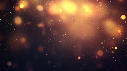 Fototapeta premium Abstract Background with Golden Bokeh and Soft Light Effects