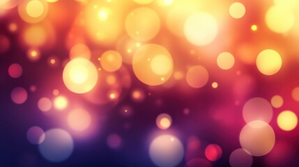Obraz premium Colorful Bokeh Background with Vibrant Light Circles and Glow