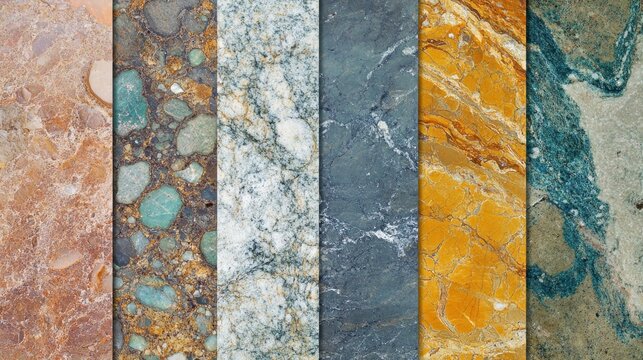 Varied Natural Stone Textures and Patterns for Design Inspiration